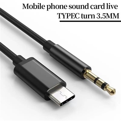 Kabel audio Tipe-C ke 3,5 mm
